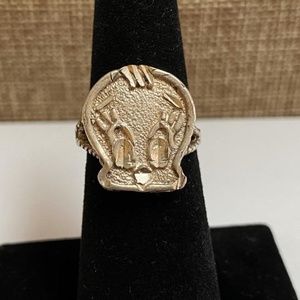 Vintage Sterling Silver Adjustable Tweety Ring!!!!